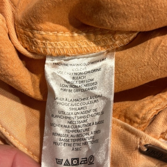 Free People Addy Chino Pants Size 4 Coral NWT - Picture 13 of 14